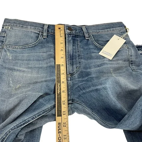 Citizens of Humanity Jeans Women's Sz 28 Blue Drew Flip Flop Flare Mid $228 Nwt - Picture 15 of 16